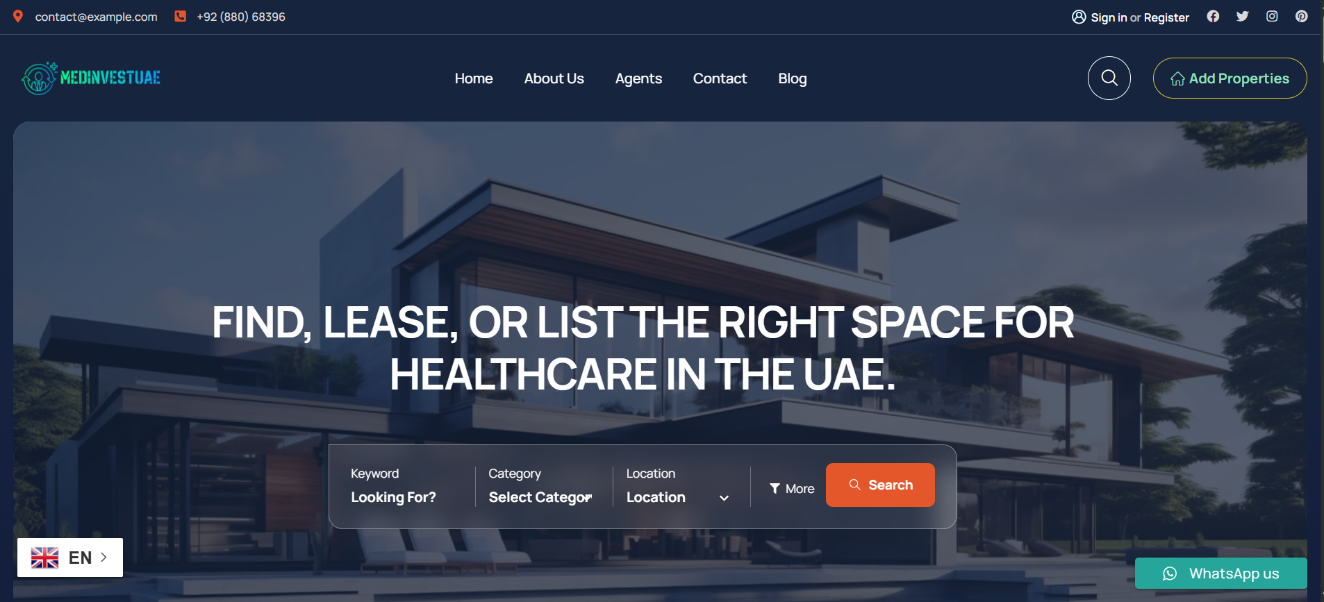 medinvest Portfolio Project - Web Design by Applantics