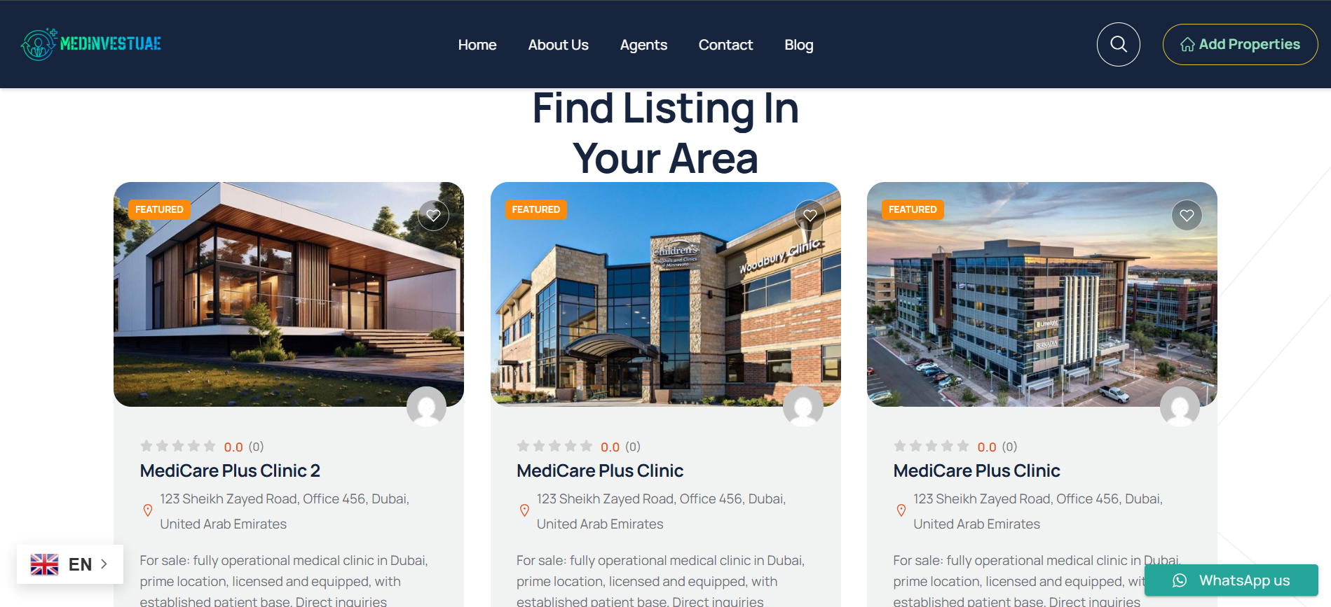 medinvest Portfolio Project - Web Design by Applantics
