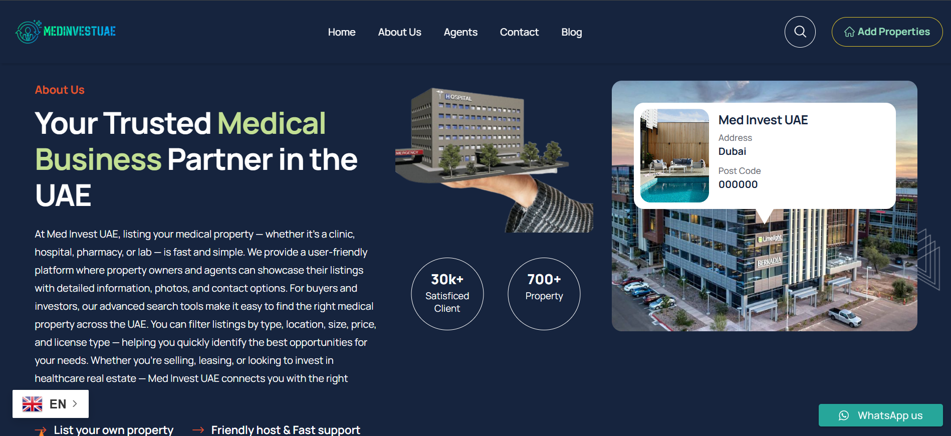 medinvest Portfolio Project - Web Design by Applantics