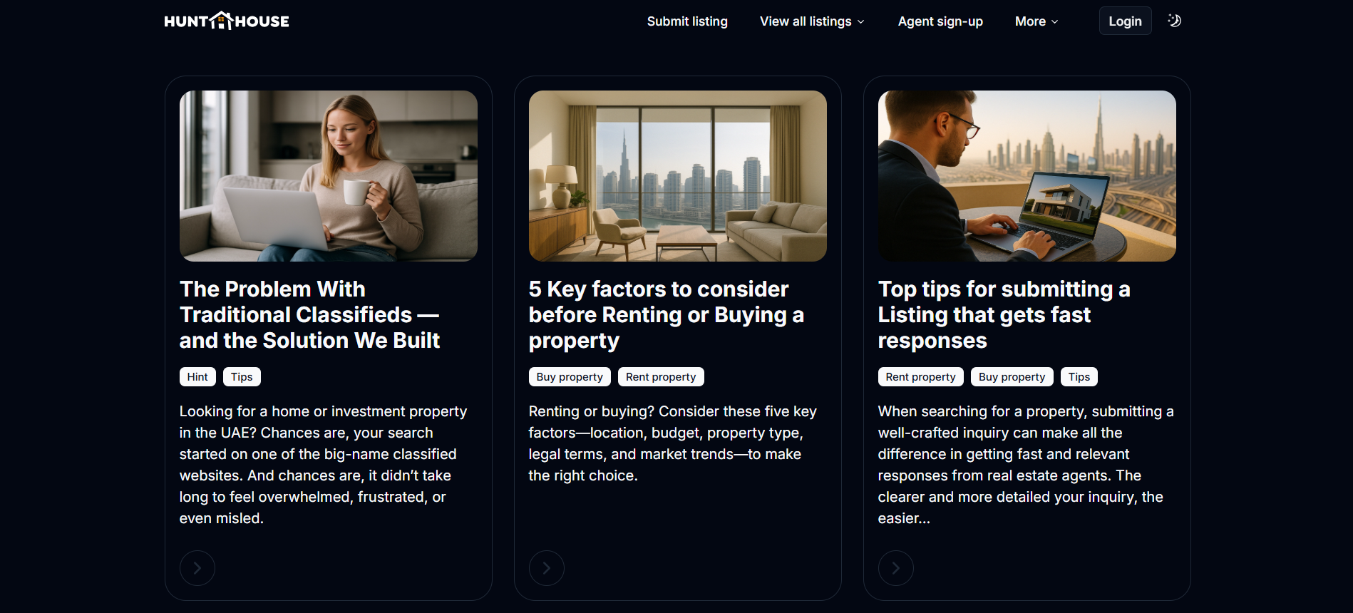 hunt Portfolio Project - Web Design by Applantics