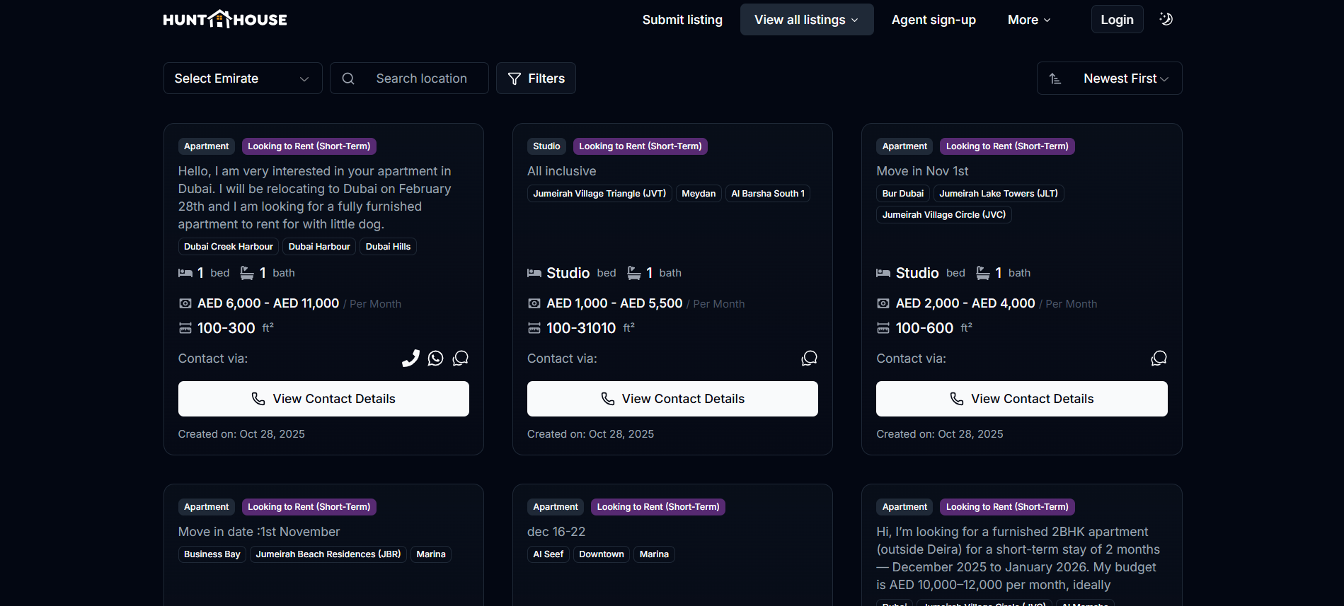 hunt Portfolio Project - Web Design by Applantics